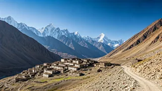 Komic: India's Sky-High Village with Fewer Than 150 Souls in Himachal Pradesh