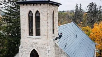 Ever tried urban rappelling?