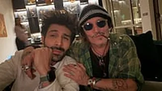 'Jack Sparrow X Rooh Baba': Kartik Aaryan Meets Hollywood Star Johnny Depp; Shares A Cool Picture