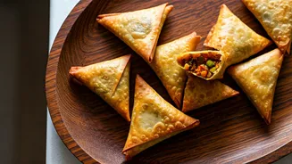 Crispy Homemade Samosas Minus The Extra Oil