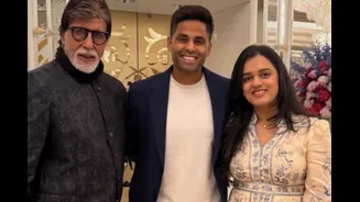 Amitabh Bachchan Meets Team India Star Suryakumar Yadav At Mumbai Event