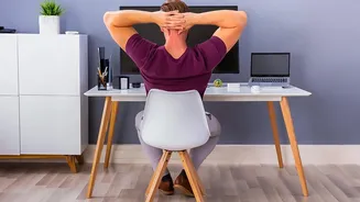 Fix your desk setup to ease back pain