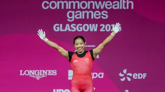 Indian weightlifter Mirabai Chanu's notable achievements over the years