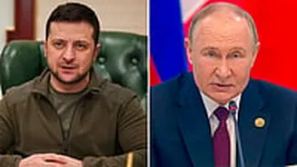 Ukrainian President Volodymyr Zelensky Calls Russian President Vladimir Putin A 'Man Of War' Following Fresh Strikes On Kyiv
