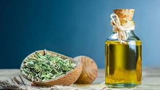 Make zero waste herb oil infusions at home with leftover coriander stems