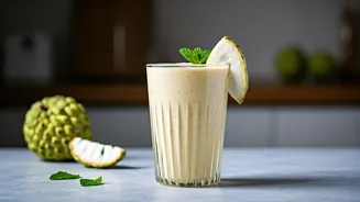 This Healthy Custard Apple Smoothie Is Total Luxury