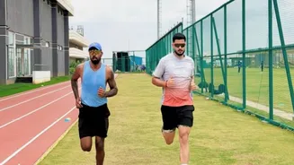 Hardik Pandya spotted training at BCCI Centre of Excellence amid recovery from injury