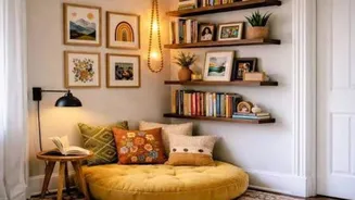 Don't leave that corner empty! Try these shelf ideas