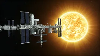 Solar Flare Causes ISS Crew Safety Measures