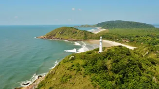Previsão do tempo na Ilha do Mel: semana terá chuva e risco de temporais