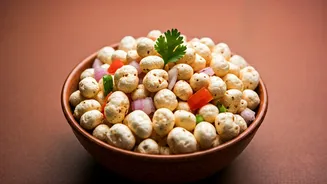 This Viral Pink Salt Makhana Chaat Recipes Is Super Healthy