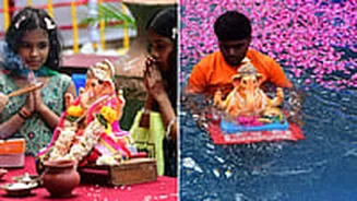 Ganpati Visarjan: Mumbai immerses 24,631 idols in 1 day