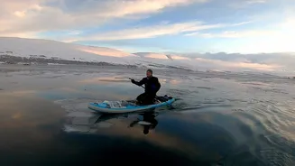 Paddleboarding in glacier lagoons: How to go about it