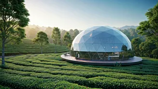 Misty Mountain Tea Farm Domes Are Hottest Luxury Trend