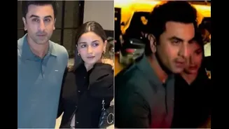 Ranbir Kapoor Loses His Cool As Paps Swarm Him And Alia Bhatt At Daadi Ki Shaadi Screening | Watch