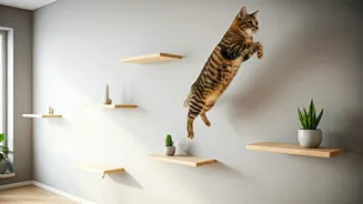 High-Rise Cats Live Large On Vertical Wooden Climbing Bridges