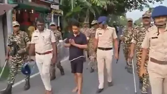 Shorts, Folded Hands, Public Apology: TMC's 'Pushpa' Paraded For Third Time In Falta - VIDEO