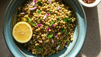 Tired Of Salad Try High Fiber Tangy Sprouted Lentils