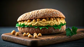 Hummus Makes Pocket Sandwiches So Much Better