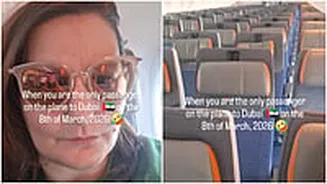 Solo Traveller Gets Entire Plane to Herself on Riga–Dubai Flight, Internet Calls It ‘Private Jet’