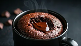 Why This Double Chocolate Mug Cake Looks So Delicious