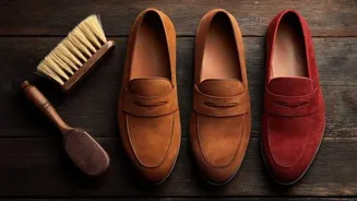 Winter footwear: How to style suede moccasins