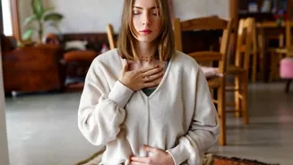 Ease mental exhaustion with breathing