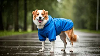 Microfibre Pet Raincoats Are A Total Lifesaver This Rainy Season