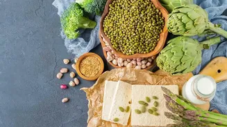 Add fiber to protein to ease bloating