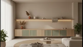 Earthy Minimalism Makes Storage Part Of The Visual Calm