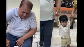 Baby Walks On ‘Kala Chana’ As Part Of ‘First Steps’ Ritual, But Internet Calls It ‘A Wastage Of Food’ By Family