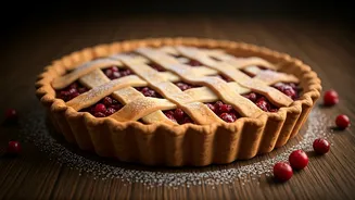 Festive Cranberry Pie: A Sweet & Tangy Delight for Every Gathering