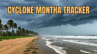Cyclone Montha Tracker: Storm to Intensify into Severe Cyclone Within 24 Hours, Odisha and Andhra on Red Alert