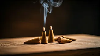 Ditch Synthetic Sprays For Hand-Rolled Vetiver Cedarwood Incense Cones