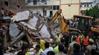 PG building in Satya Niketan collapses, killing 2 people