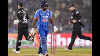 Sanju Samson Out For Golden Duck In 3rd T20I Against New Zealand