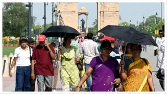Delhi Heatwave: IMD issues yellow alert as mercury hits 42°C; Ghaziabad revises school timings