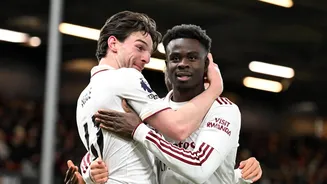 Declan Rice's brace helps Arsenal beat Bournemouth 3-2: Key stats