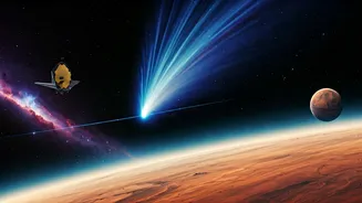 Cosmic Visitors: Insights on Interstellar Comet & Dark Matter