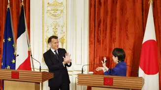 Watch: Macron and Takaichi strike Dragon Ball pose after press meet, internet calls it 'peak diplomacy'