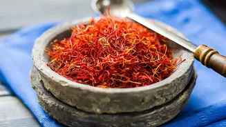 Saffron And Honey Bring Aroma And Sweetness To The Same Recipe