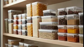 Choose Containers That Stack Well And Show What Is Inside