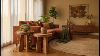 All-White Rooms Are Giving Way To Earth Tones And Natural Grain