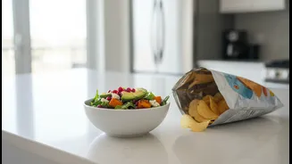 Mindful Portions Work Better Than Eating Directly From Large Packs