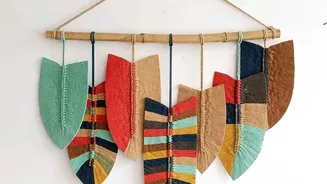 Add that bohemian touch with this simple home decor item