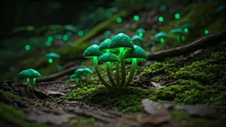 Guided Eco Walks Spot Rare Glowing Bioluminescent Mushrooms In Forests