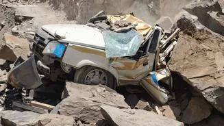 Himachal Pradesh: 13 killed as boulder falls on moving vehicle