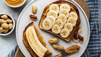 Banana And Cinnamon Give Almond Butter Toast An Easy Upgrade