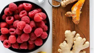Raspberry-turmeric: How to use this dynamic duo in your kitchen.