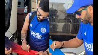 Pakistan fan gets Kohli's autograph on RCB jersey
